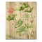 Designart - Vintage Pink Lotuses In The Pond IV - Traditional Print on Natural Pine Wood